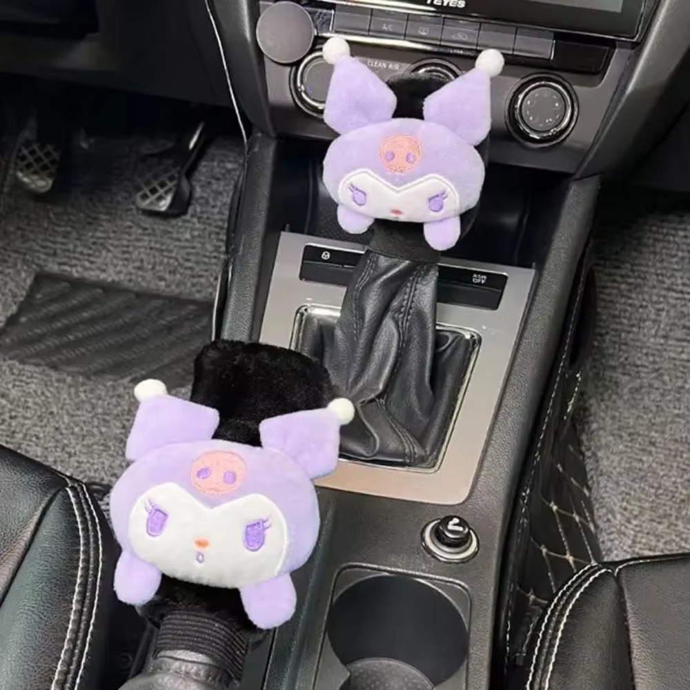 Kawaii Tech Accessories - サンリオ車のギアレバーハンドブレーキレバー保護装飾カバークロミマイメロディ自動マニュアルカーアクセサリーギフト