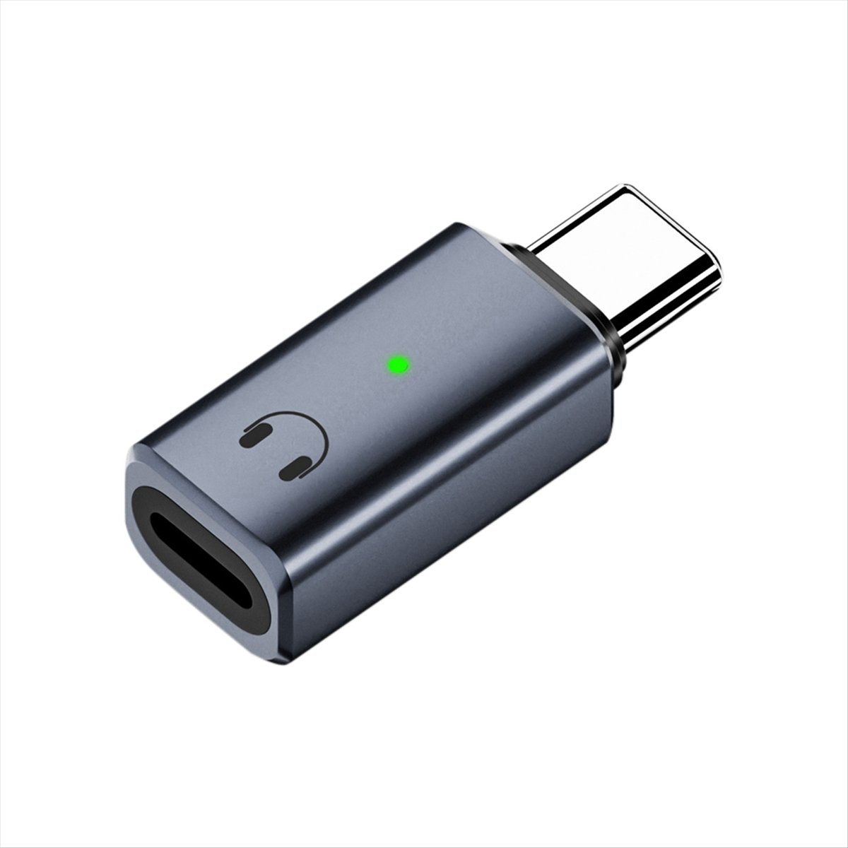 Mobile Tech Accessories - 【テックアクセサリー】ヘッドホンケーブル変換アダプター、USB-C（オス）-8ピン（メス）オーディオアダプター、iPhone 15、Type-C対応モバイルフォン用、ホワイト