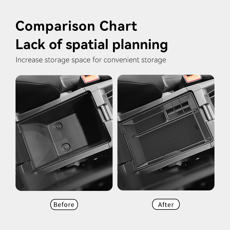 センターコンソールアームレスト収納ボックスオーガナイザー ホ - Tech Car Accessories のレビューと価格