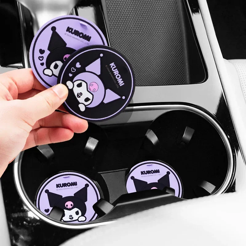 2 個サンリオクロミ車用コースターかわいい漫画アニメ車用コー - Kawaii Tech Accessories のレビューと価格