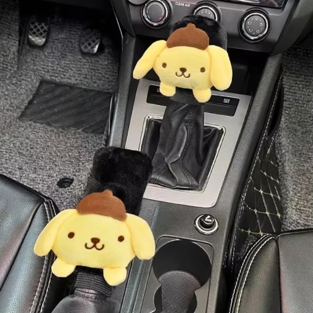サンリオ車のギアレバーハンドブレーキレバー保護装飾カバークロ - Kawaii Tech Accessories のレビューと価格